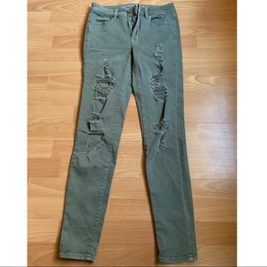 🔥American Eagle Army Green Jegging